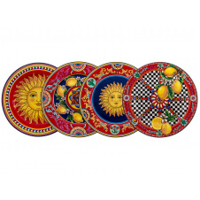 Набір тарілок Lefard Solar Rising 27 см Різнокольоровий 4 шт AL233212