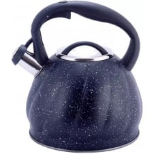 Чайник для плиты Black Marble из нержавеющей стали 3л Kamille DP262135