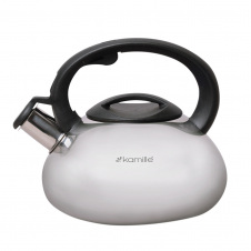 Кухонный чайник из нержавеющей стали со свистком 2.5л Kamille KL225300