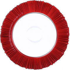 Набор тарелок BonaDi Knapweed 33 см Красный 6 шт DP232976 Токмак