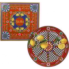 Порцелянова тарілка Bona Lemons 27 см Різнокольоровий DP262884 Долина