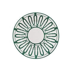 Набір тарілок Lefard Wave 19 см Біло-зелений AL262827 Сміла