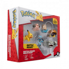 Фігурки ігрові Pokemon Pikachu-Cleffa-Riolu-Geodude-Omanite-Kabuto W7 Різнокольоровий 6 шт KD229669 Київ
