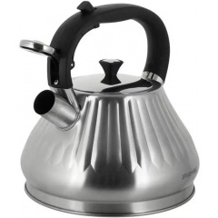 Чайник для плиты Whistling Kettle Marshmallow 3л из нержавеющей стали 3л silver Kamille DP262115 Березно