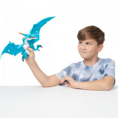 Птеродактель іграшка інтерактивна Pets & Robo Alive 23x27x15 см Блакитний KD219849 Василівка