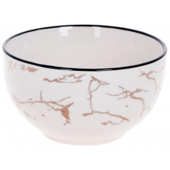 Фарфоровые пиалки BonaDi White Marble 700 мл Разноцветный 6 шт DP231093 Городок
