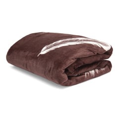 Плед Естель-4 (коричневий, перо, 150х220 см) Киев