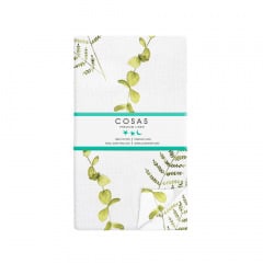 Двоспальна постільна білизна Green Foliage CS2 COSAS Зелений 180х220 см Ясногородка