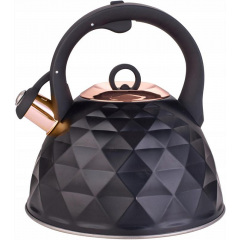 Чайник для плиты Black crystal 3л из нержавеющей стали Kamille DP262117 Новониколаевка