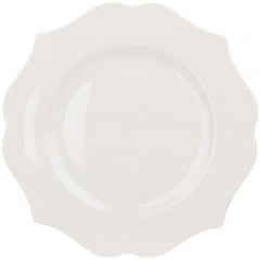 Набор обеденных тарелок BonaDi Гармония White Porcelain 22 см Белый 6 шт DP231040 Бородянка