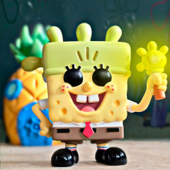 Игрушечная фигурка Funko SpongeBob с перчаткой фонариком 9,6 см Разноцветный KD230342 Умань