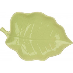 Набор фигурных тарелок BonaDi Green Sheet 25х17 см Салатовый 6 шт DP230999 Дубно