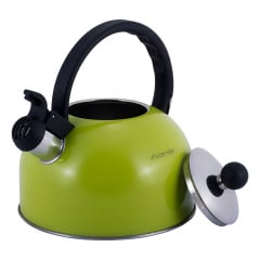 Кухонний green чайник со свистком из нержавеющей стали 2.5л Kamille KL225379 Костополь