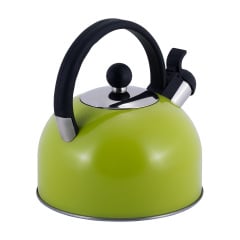 Кухонний green чайник со свистком из нержавеющей стали 2.5л Kamille KL225379 Костополь