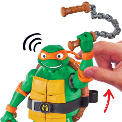 Фигурка игровая TMNT Michelangelo 14 см Разноцветный KD228187 Виноградов