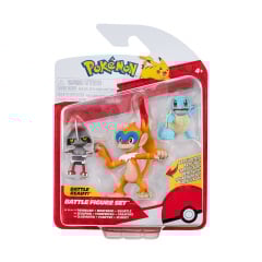 Набор фигурок Pokemon W18 Ponyyard Squirtle Monferno Разноцветный 3 шт KD228132 Александрия