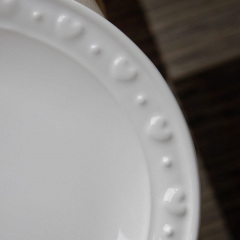 Набір тарілок сервіровок Sabefet Modern 18 см Білий AL233254 Цумань