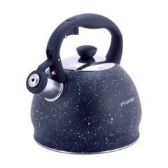 Чайник Black 2л из нержавеющей стали со свистком и нейлоновой ручкой для индукции и газа Kamille KL226371 Киев