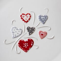 Набор сервировочных тарелок Sabefet Hearts 26 см Разноцветный 2 шт AL233256 Свесса