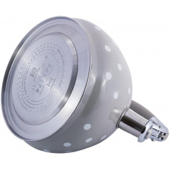 Чайник для плиты из нержавеющей стали 3л Grey with white polka dots Kamille DP262109 Киев