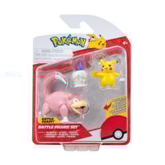 Набор фигурок Pokemon W18 Pikachu Litwick Slowpoke Разноцветный 3 шт KD228130 Братское