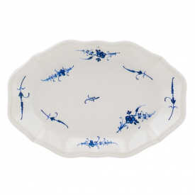 Набір тарілок Lefard Siren 24х16 см Біло-синій AL262643