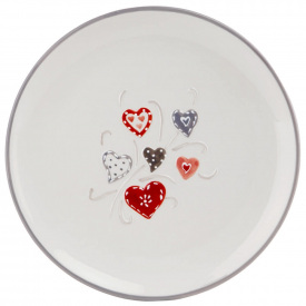 Набір сервірувальних тарілок Sabefet Hearts 26 см Різнокольоровий 2 штAL233256