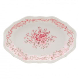 Набір тарілок Lefard Glamor 24 см Біло-рожевий AL262641