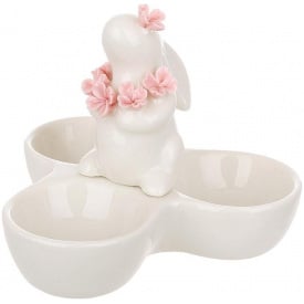 Тарілка-підставка на 3 яйця Bona Bunny 12 см Білий DP261433