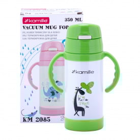 Детская термо-бутылка Kamille 350 мл Green (KL225598)