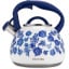 Чайник для плиты Flower field из нержавеющей стали 2,7л white with blue Kamille DP262118 Гуляйполе