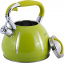Чайник 3л из нержавеющей стали со свистком зеленый Kamille DP112949 Вольнянск