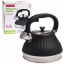Чайник для плиты Whistling Kettle Marshmallow из нержавеющей стали 3л black Kamille DP262114 Конотоп