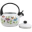 Эмалированый чайник для плиты Flowers из нержавеюшей стали 2,2л Kamille DP262119 Киев