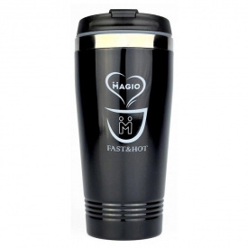 Термокружка из нержавеющей стали 500 мл MAGIO MG-1037 Black N