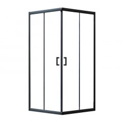 Душова кабіна Britc Orion 90x90 см без піддону Чорний Васильків