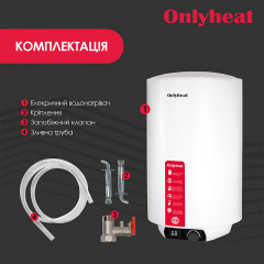 Бойлер OnlyHeat REP80L(dry) 80 л сухой ТЭН Белый Первомайск