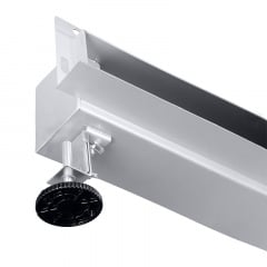 Трап лінійний Britc 600 мм з сифоном пристінний Сріблястий Чортків