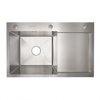 Кухонна мийка Britc HM HS7848AL 78x48x23 см Сірий