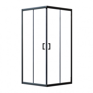 Душова кабіна Britc Orion 90x90 см без піддону Чорний