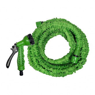 Шланг садовий для поливу розтяжний SmartFlex 30 м Зелений