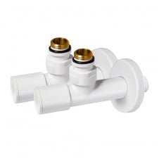 Комплект дизайн кранов Ideale Dante 1/2x1/2 дюйм Белый