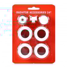 Комплект пробок для алюминиевых радиаторов Veveri FY-002 3/4 дюйм Белый