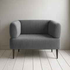 Крісло офісне Tobi Sho Бенно-1 з підлокітниками для офісу, вітальні 1000х720х750 велюр вельвет Lotus 96/GREY Київ