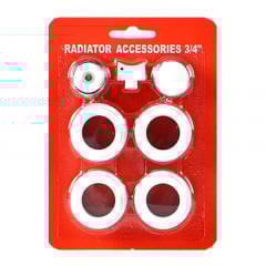 Комплект пробок для алюминиевых радиаторов Veveri FY-002 3/4 дюйм Белый Киев