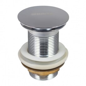 Донный клапан для раковины Britc SS65 click-clack без перелива Хром