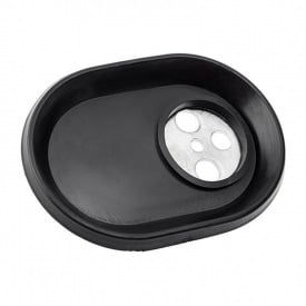 Фланець MTS SHS з прокладкою 11.5х8.4 см Чорно-сріблястий