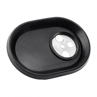 Фланець MTS SHS з прокладкою 11.5х8.4 см Чорно-сріблястий