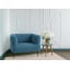 Крісло офісне Tobi Sho Бенно-1 з підлокітниками для офісу, вітальні 1000х720х750 велюр вельвет Lotus 85/BLUE Київ