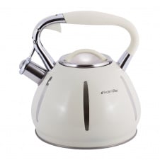 Чайник із свистком Kamille 3 л Білий KM-0691A